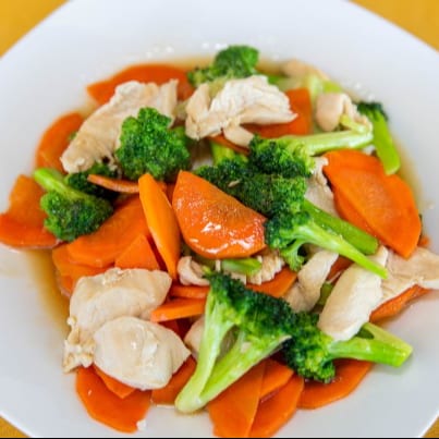 Broccoli Oyster Dish.