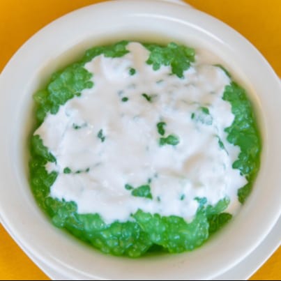 Sweet Tapioca with Coconut Milk.